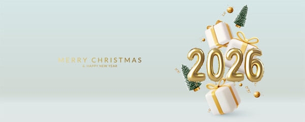 Christmas and New Year greeting card 2026