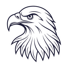Eagle Logo Vector Minimal Design.
