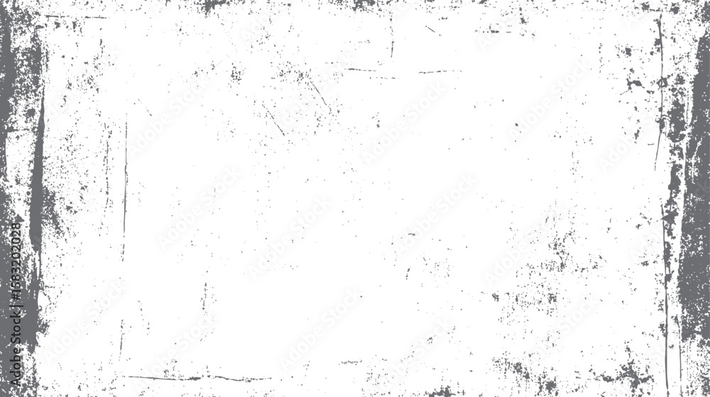 Poster grunge texture frame background with distressed vintage border effect. worn paper style scratch over