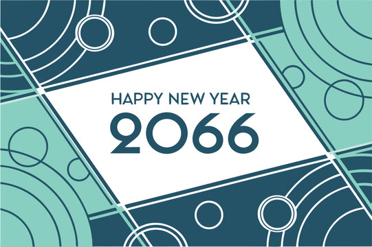 abstract background with numbers new year 2066