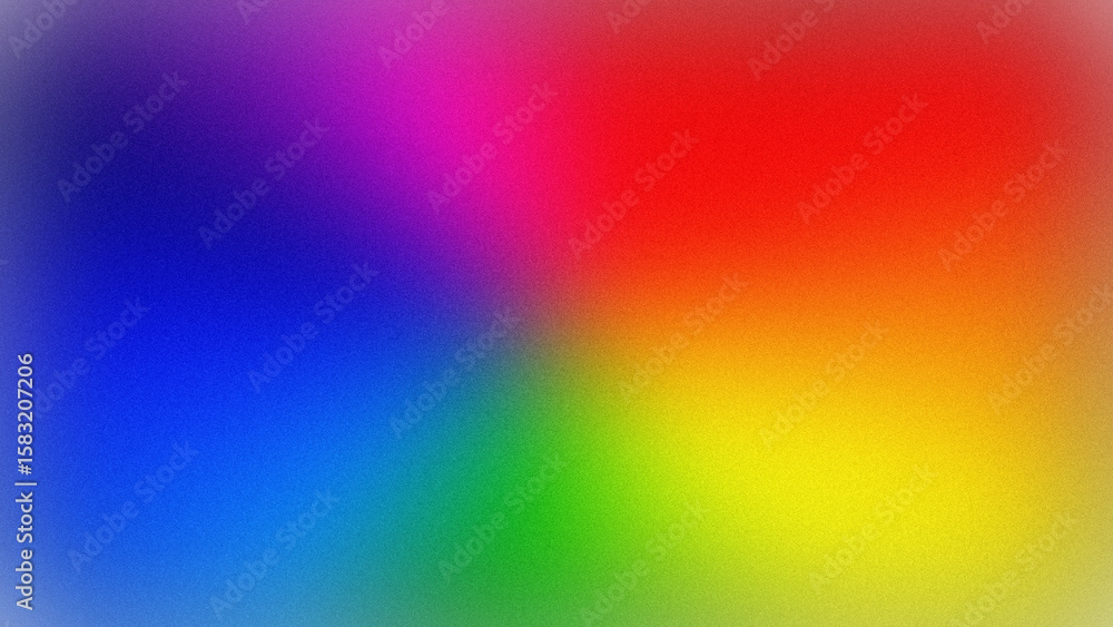 Poster vibrant gradient background featuring a spectrum of colorful hues blending smoothly together, creati
