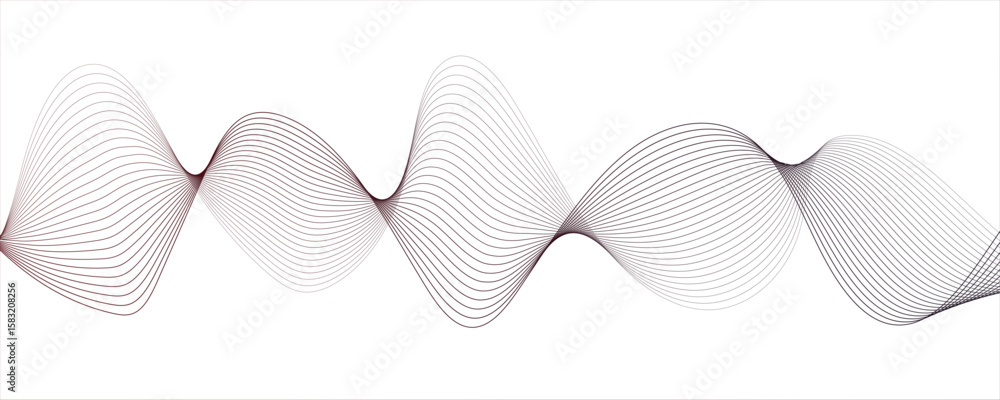 Poster abstract grey smooth element swoosh speed wave modern stream background. abstract frequency sound wa