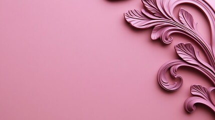 Ornate pink floral design (1)