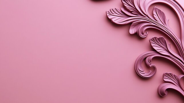 Ornate pink floral design (1)
