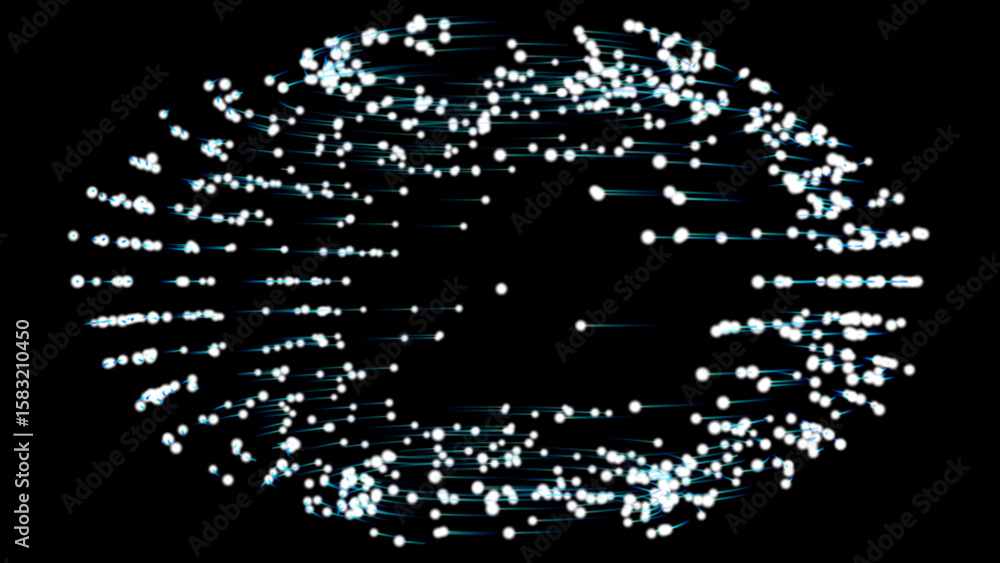 Poster abstract vector background-dot graphics. dark net vortex abstract plexus template.
