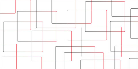 Abstract colorful geometric pattern square and random lines. Glowing Futuristic technology geometric concept.abstract white and gray colors with lines pattern texture computer geometric digital.