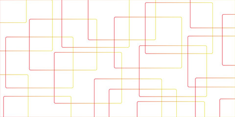 Abstract colorful geometric pattern square and random lines. Glowing Futuristic technology geometric concept.abstract white and pink colors with lines pattern texture computer geometric digital.