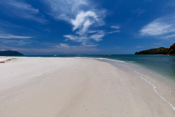 Tropical Paradise Beach and blue sky,Koh Lipe island in Satun,Thailand