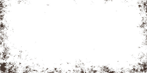 Abstract grunge frame illustration with ink splatter and paint texture for your design