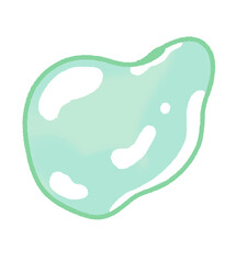 Adorable pastel blue illustration elements in PNG format with transparent background. Perfect for digital scrapbooking, invitations, kids designs, planners, and kawaii-themed projects.