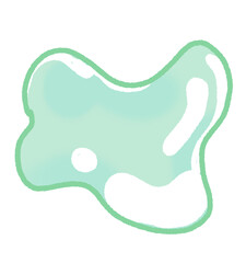 Adorable pastel blue illustration elements in PNG format with transparent background. Perfect for digital scrapbooking, invitations, kids designs, planners, and kawaii-themed projects.