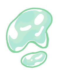 Adorable pastel blue illustration elements in PNG format with transparent background. Perfect for digital scrapbooking, invitations, kids designs, planners, and kawaii-themed projects.