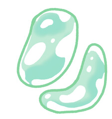 Adorable pastel blue illustration elements in PNG format with transparent background. Perfect for digital scrapbooking, invitations, kids designs, planners, and kawaii-themed projects.