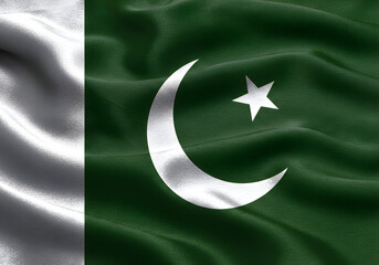 Pakistan Flag Waving | National Symbol of Pakistan for Independence Day Celebrations, Governmental Use and Patriotism
