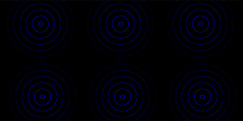 Radio Wave illustration effects on Green Screen background. circle waves in white background.