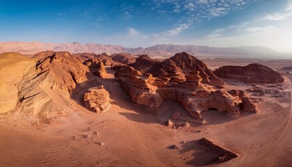 Fototapeta premium timna park eilat israel aerial landscape view