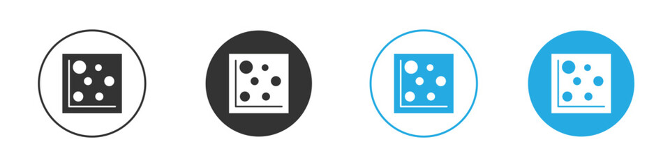 Heat Map icon, simple flat style, illustration, logo sign symbol pictogram template, for ui or ux.