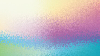 Metallic hologram rainbow foil texture with abstract gradient background. Vector illustration