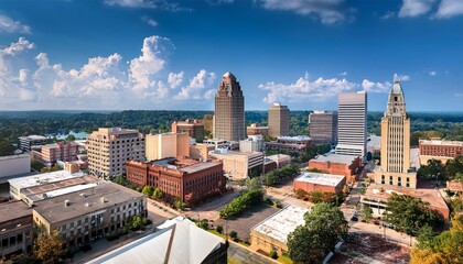 macon georgia usa downtown skyline