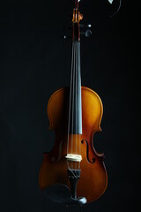 Fototapeta premium Violin Portrait in Studio Light
