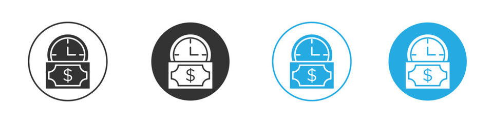 Annuity icon, simple flat style, illustration, logo sign symbol pictogram template, for ui or ux.