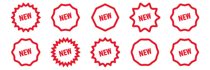 New labels. Set of starburst. Price sticker, sale sticker, price tag, starburst, quality mark, retro stars, sale or discount sticker, sunburst badges, sun ray frames, shopping labels
