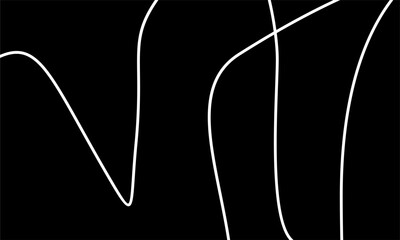 Abstract background featuring white lines on a black backdrop. These lines are curved and intersecting, creating a modern, minimalist design.