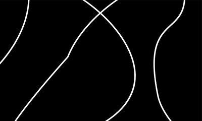 Abstract background featuring white lines on a black backdrop. These lines are curved and intersecting, creating a modern, minimalist design.