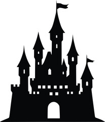  castle vector illustration