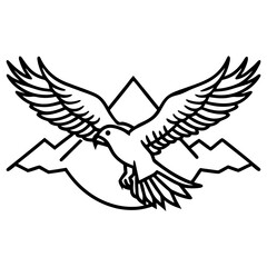 Obraz premium Wings Above the Wilderness