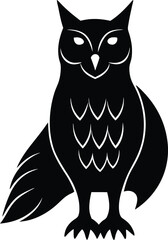 Obraz premium owl on a white background