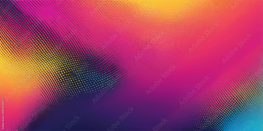 Poster colourful abstract rainbow background with glowing patterns and vibrant textures