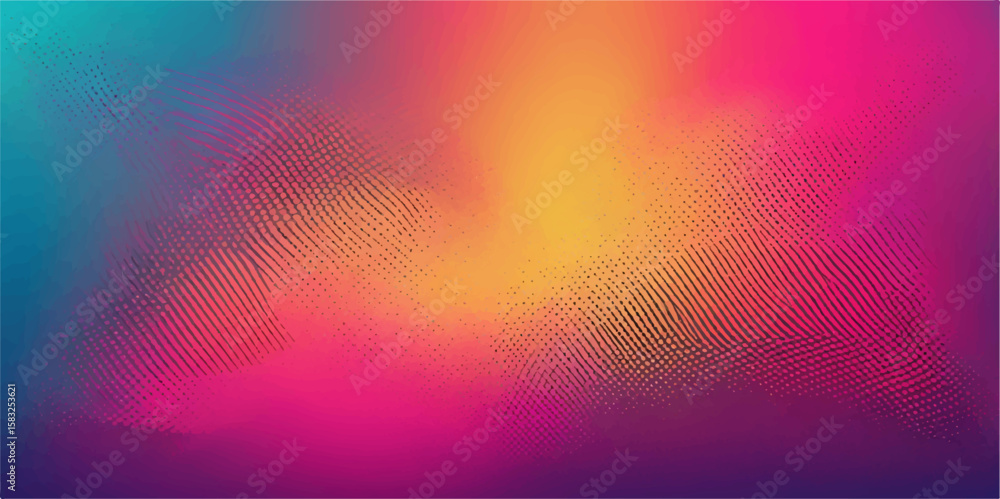 Poster radiant rainbow background with colourful rays and abstract texture