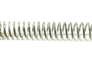 A large spring for tensioning parts. 