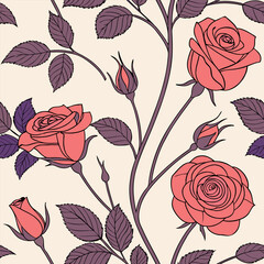 Realistic rose day illustration