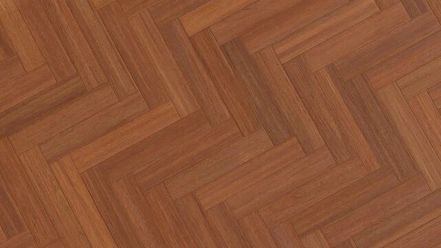 3D object with chevronstyle wooden plank pattern.