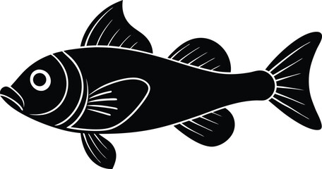 vector illustration of a fish