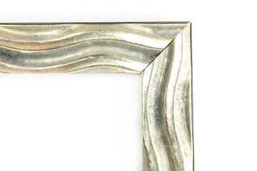 Silver frame for decorating paintings, photographs, posters. 