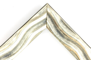 Silver frame for decorating paintings, photographs, posters. 