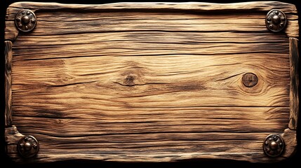 Rustic wooden sign, weathered grain