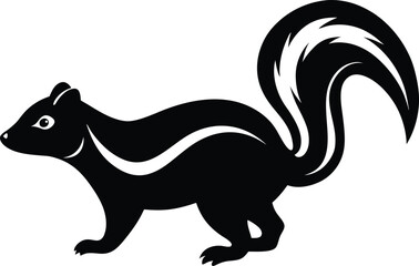 vector illustration of a squirrel