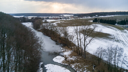 Remains of the medieval Hussite fort Hrad, Czech Republic
