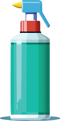 blue liquid soap dispenser