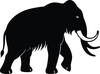 silhouette of an elephant