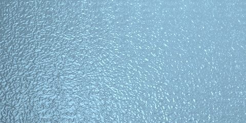 Abstract blue foil glass texture background. Glass texture effect. Light  and shiny noisy texture surface.
