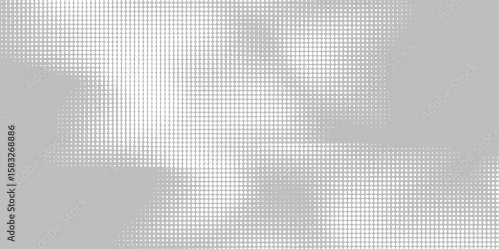 Poster a bright blue digital mosaic pattern with futuristic line art creates an abstract technology backdro