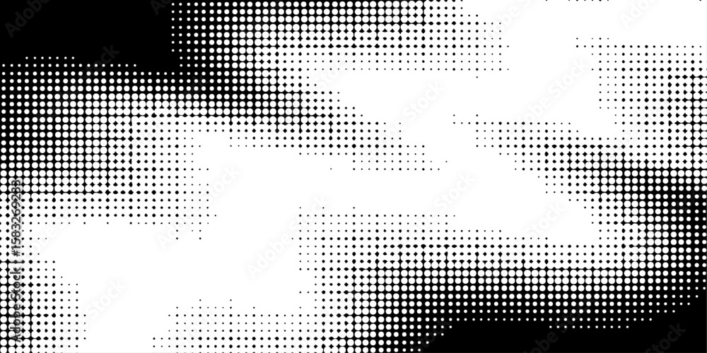 Poster this stock image showcases a global digital art design featuring a mosaic pattern of square pixel do
