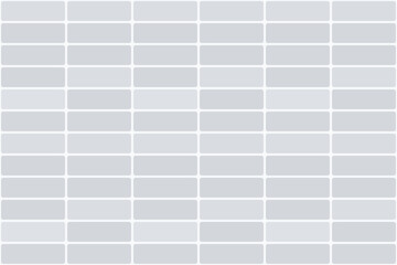 Stacked gorizontal tile seamless pattern. Grey bricks desing. Vector.
