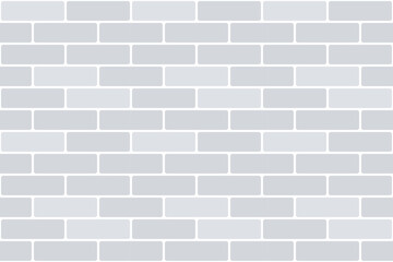 Offset gorizontal tile seamless pattern. Grey bricks desing. Vector.
