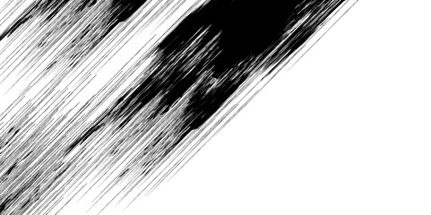 Obraz premium Abstract Black Ink Strokes Dynamic, energetic diagonal strokes of black ink create a visually striking abstract design, perfect for adding a modern and edgy feel to any project.